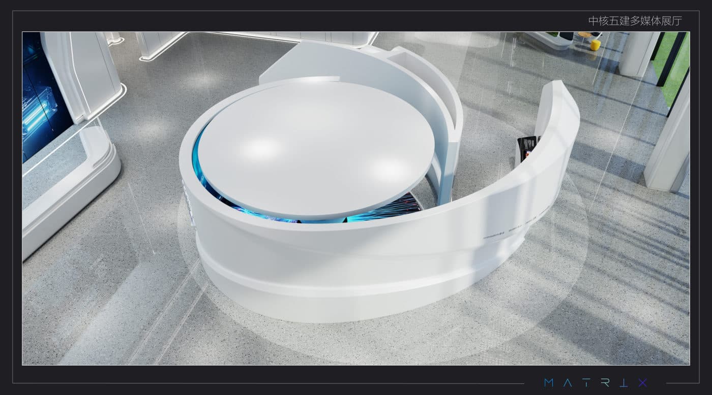 中核五建多媒体展厅